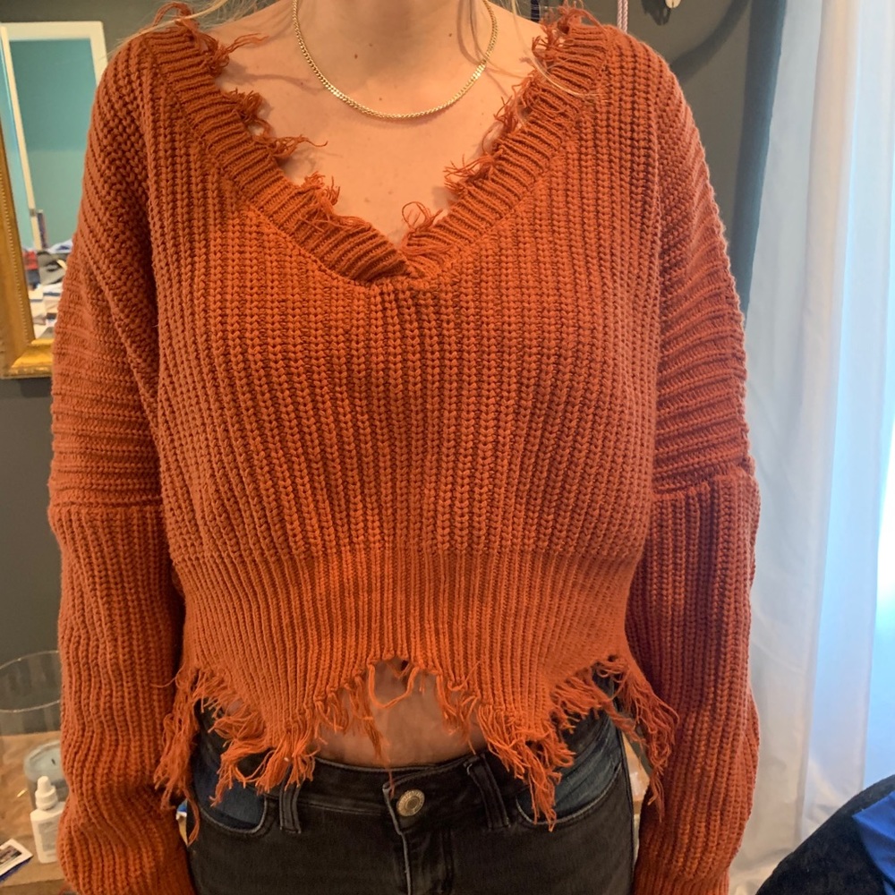 Burnt Orange Sweater
